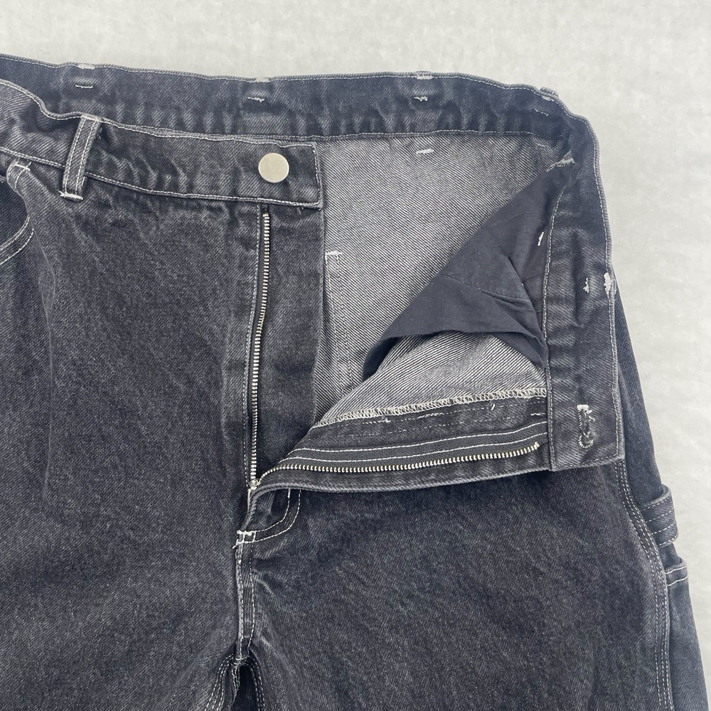 Sexhippies Black Carpenters Jeans Men's 30x31 Denim Pants - Picture 6 of 8